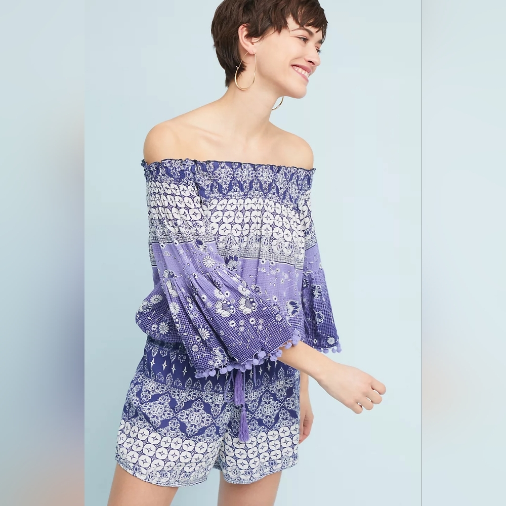 Anthropologie Raga Mazo Pommed Romper